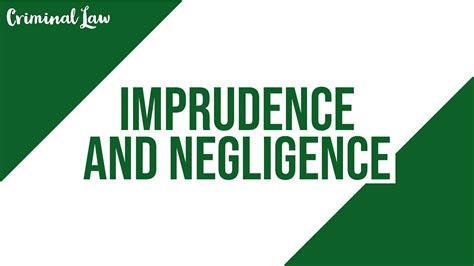 reckless imprudence meaning